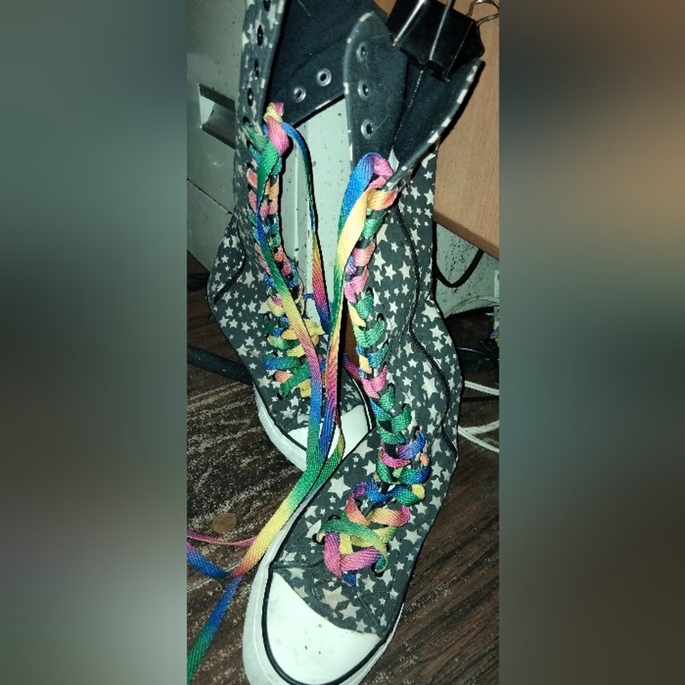 Tall Canvas Sneaker/Boots